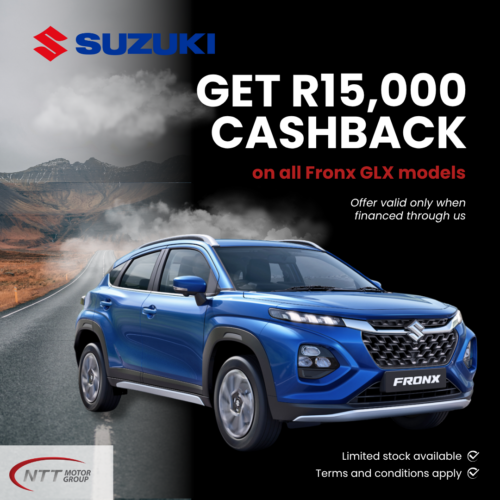 Get R 15 000 CASHBACK! image from NTT Suzuki