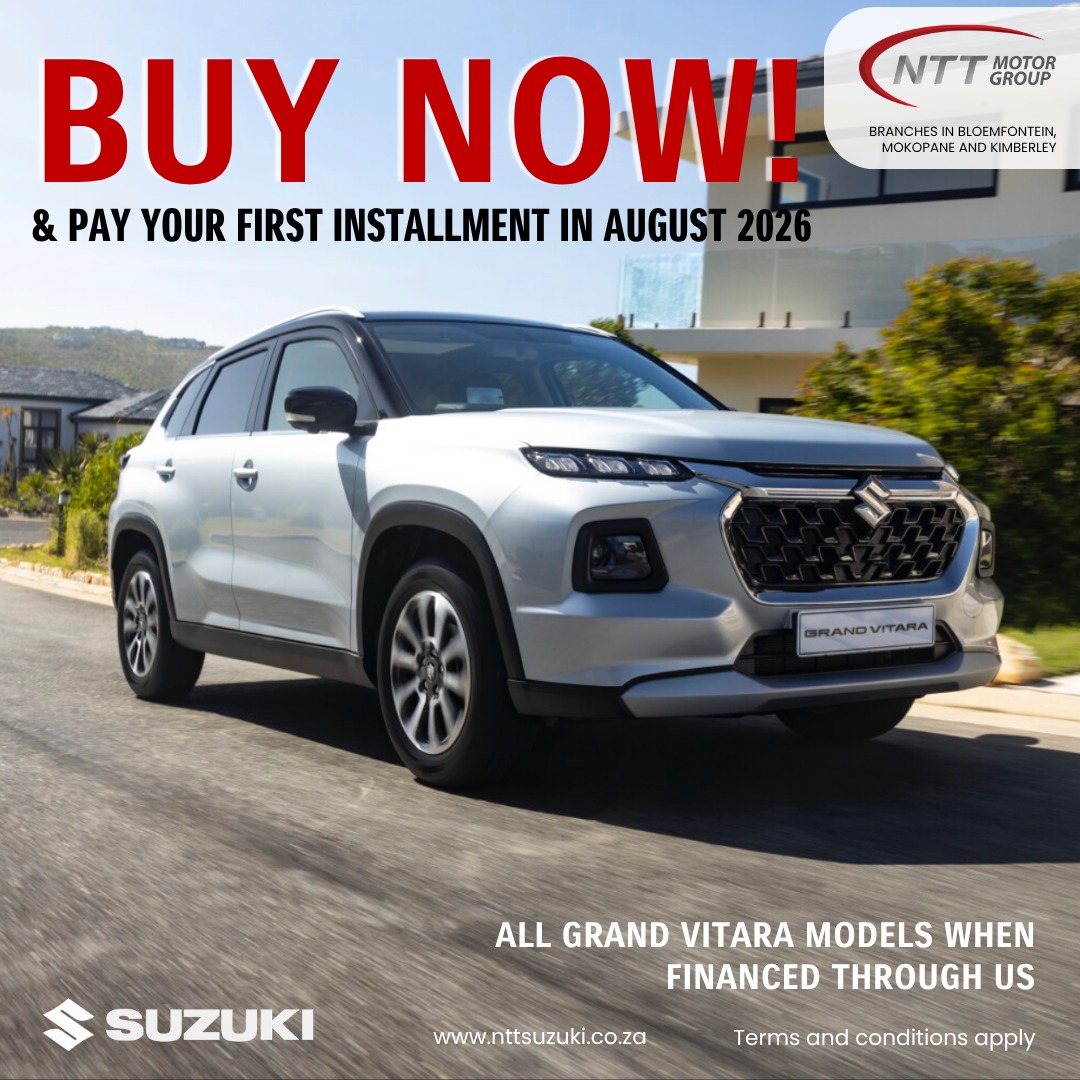 Suzuki Grand Vitara – Buy Now, Pay August 2026 Special Offer