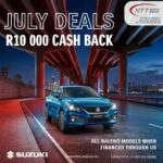 Suzuki Baleno – R10 000 Cash Back Special Offer