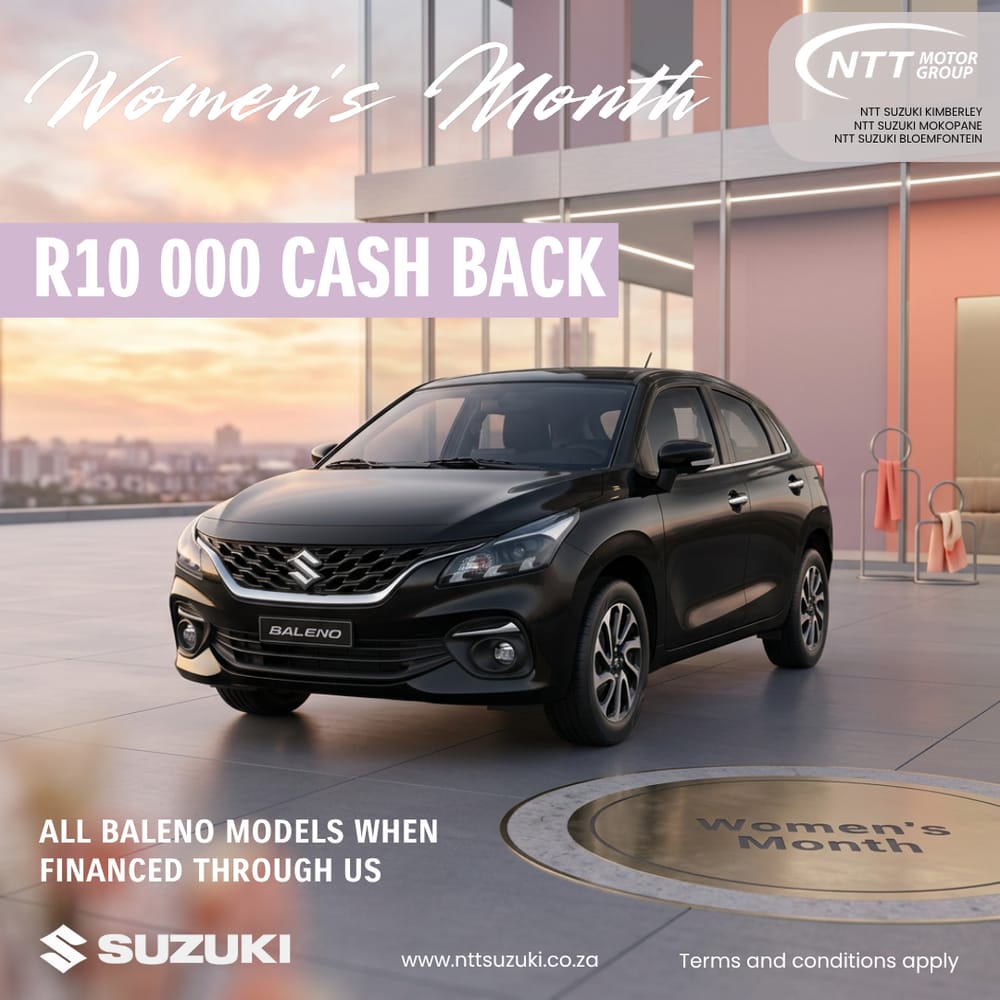 Suzuki Baleno – R10 000 Cash Back Special Offer