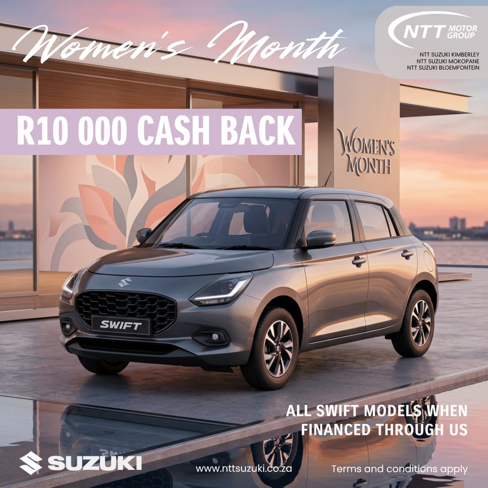 Suzuki Swift – R10 000 Cash Back Special Offer