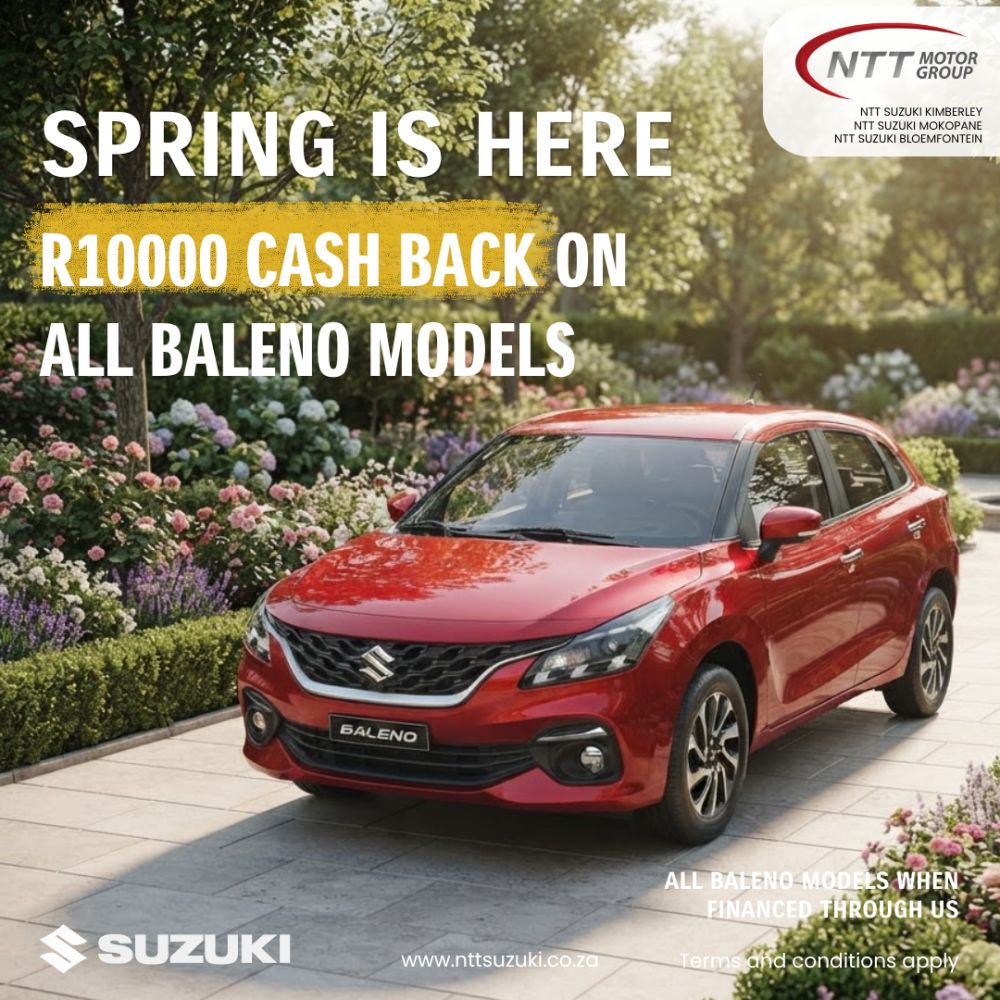 Suzuki Baleno R10 000 Cash Back Special Offer